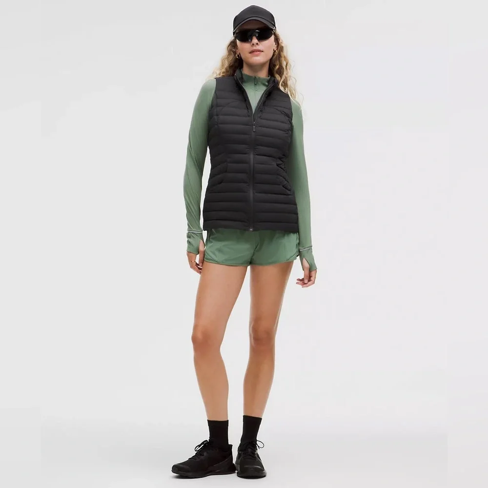 NWT lululemon pack it down black vest, water-resistant, windproof, slim fit - Picture 2 of 12